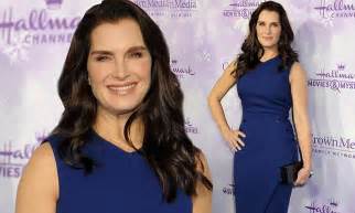 Brooke Shields Shows Off Her Curves In Blue Dress At The Hallmark