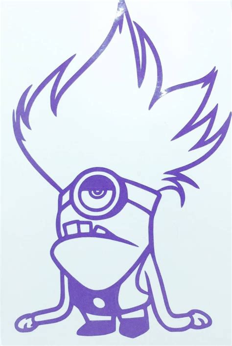 How To Draw Purple Minions Drawing