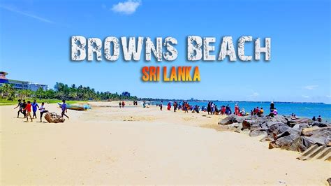 browns beach negombo sri lanka youtube