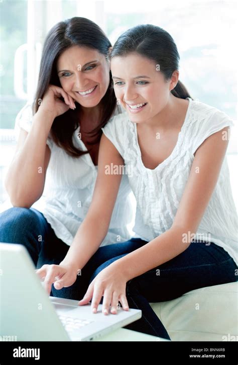 Mother And Teenage Daughter Stock Photo Alamy