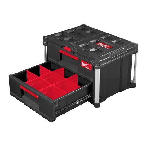 Milwaukee 4932472129 Packout 2 Drawer Tool Box Protrade