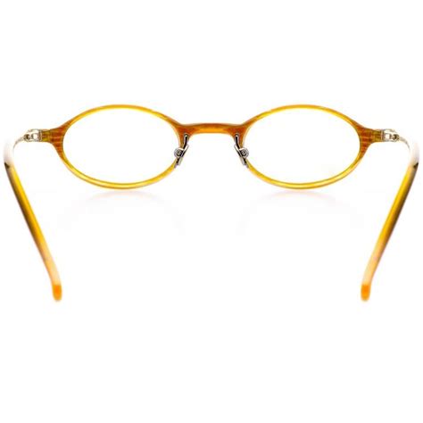 Optical Eyewear Oval Shape Plastic Full Rim Frame Prescription Eyeglasses Rx Caramel