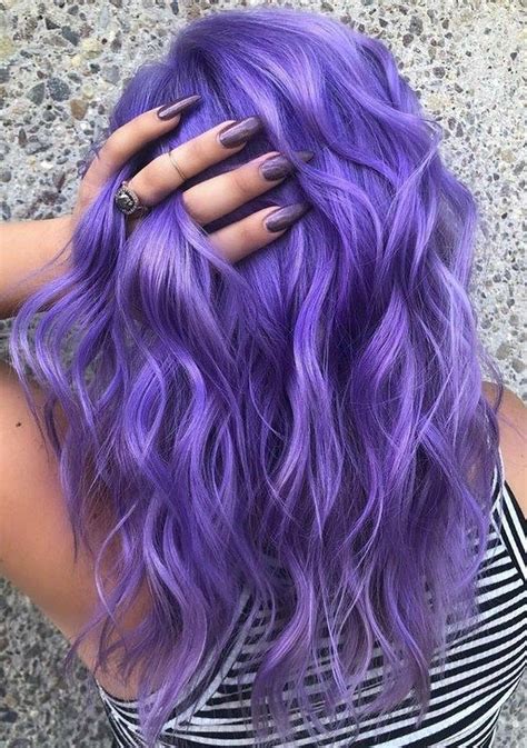 Awesome 30 Cool Hair Color Ideas Hair Styles Lavender Hair Colors Hair Color Purple