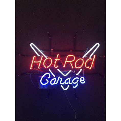 Hot Rod Garage Neon Bar Sign Etsy