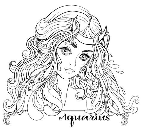 Aquarius Sheet 8 Coloring Page Download Print Or Color Online For Free