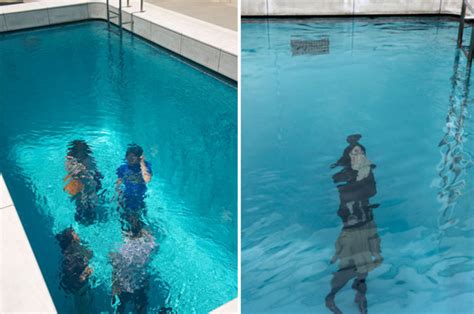 Optical Illusion Swimming Pool In Japan Makes People Look Like Theyre