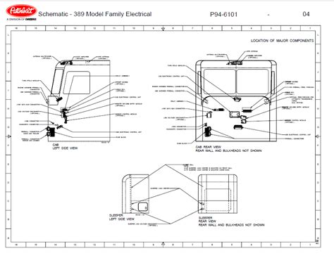 Peterbilt Truck 389 Model Family Electrical Schematic ...
