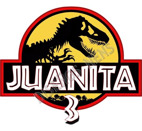 Jurassic World Park Logo Personalizado Imprimible Digital 780