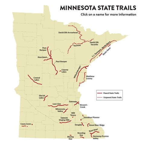 state trails map minnesota department of natural resources in 2023 midwest vacations hiking