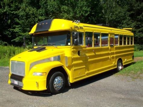 2001 Blue Bird School Bus Camper Conversion 3858 Mci Buses
