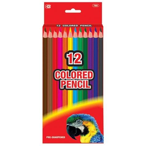 12 Color Pencil Box Pack Of 24 Office Junky