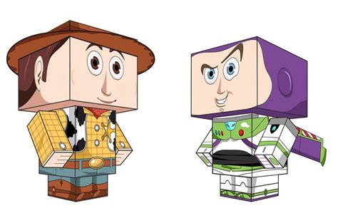 Anime Paper Toys Sheriff Woody Toy Story Buzz Lightyear Toy Story