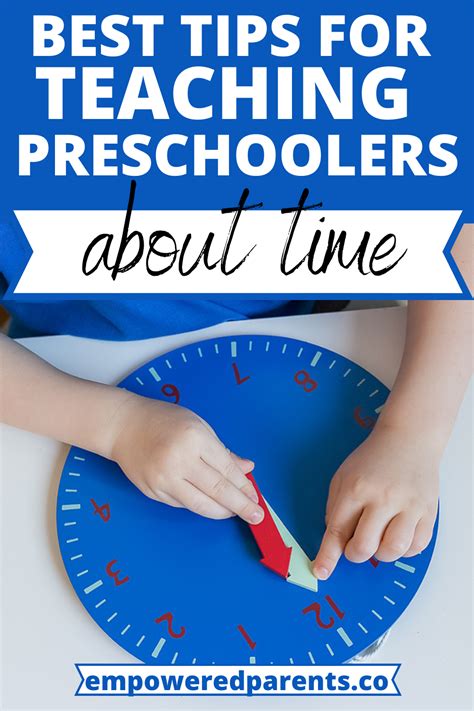 Teaching The Concept Of Time To Preschoolers Empowered Parents