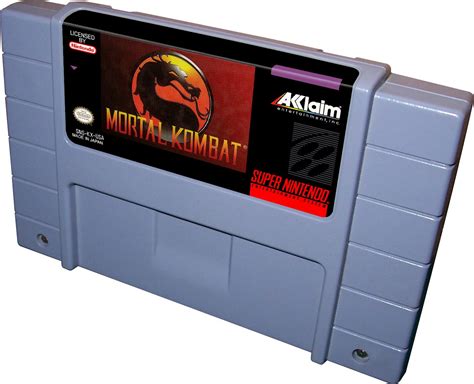 Mortal Kombat Snes Game And Box