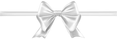 Bow White Transparent Clip Art Image | Gallery Yopriceville - High