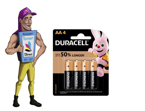 Batteries Duracell Coppertop Alkaline Aa Battery 4 Pack