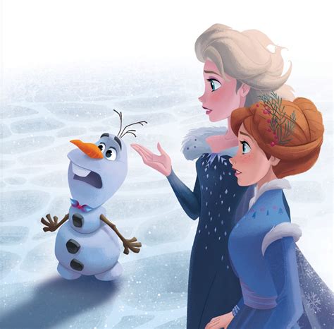 When the kingdom of arendelle empties out for the holiday season, anna and elsa realize that they have no family traditions of their own. Olafs Frozen Adventure - Storybook Illustration - Frozen ...