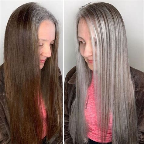 Hairstyles To Cover Gray Roots Hairstyle Catalog