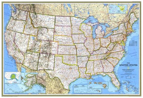 Rand Mcnally Signature Map Of The United States Map Of The United States