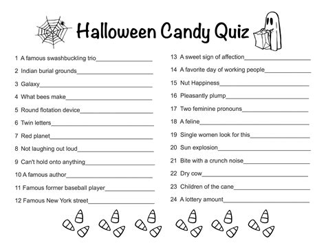 Printable Candy Trivia Questions And Answers Challenge Your Knowledge