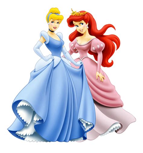 Disney Princesa Ariel E Cinderela 28118015 Png