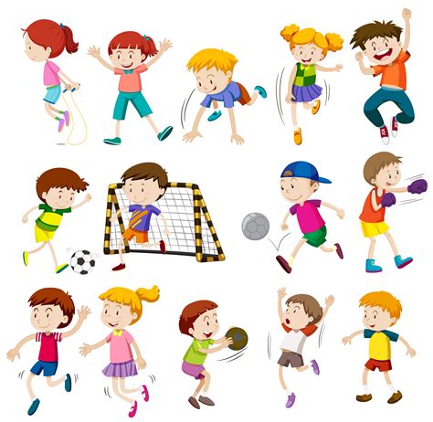 Healthy Kids Vector Art Icons And Graphics For Free Download