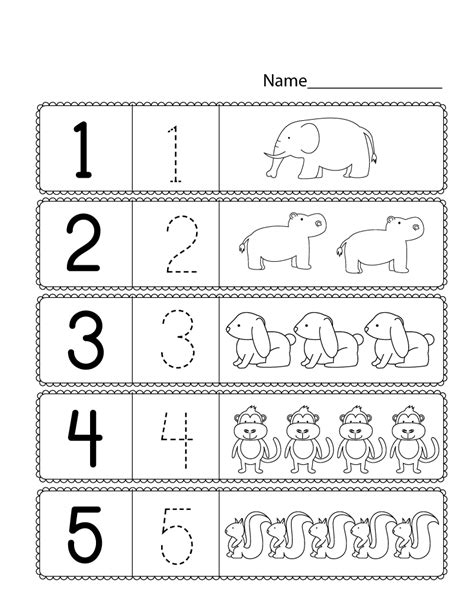 Free Preschool Numbers 1 5 Printables EducativeÔÇª Loreto Convent