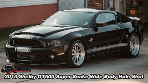 Craziest Loudest Shelby Gt Super Snake Wide Body Hole Shot