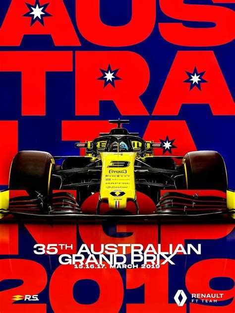 Follow the 2021 french gp live, with our live blog and live timing. Renault F1's playful poster for the 2019 Australian Grand ...