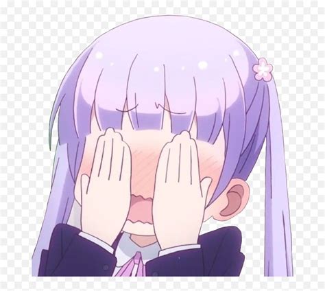 Largest Collection Of Free Toedit Embarrassed Stickers Blushing Embarrassed Anime Girl Emoji