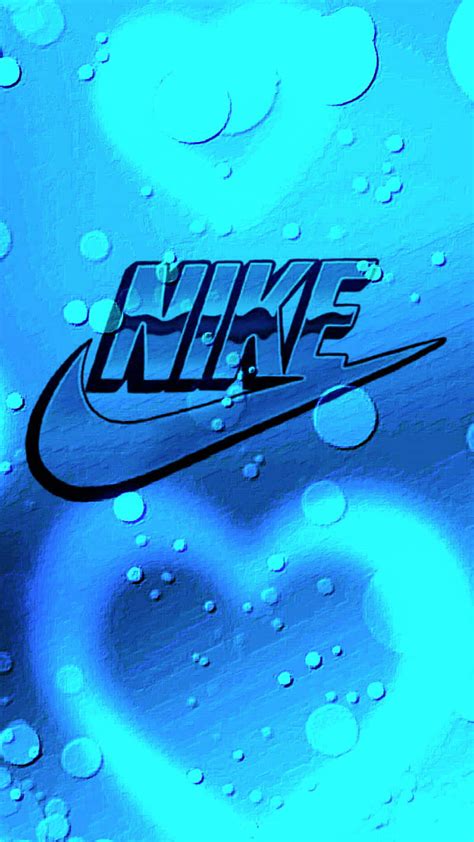 Download Caption Vibrant Blue Nike Wallpaper Wallpaper