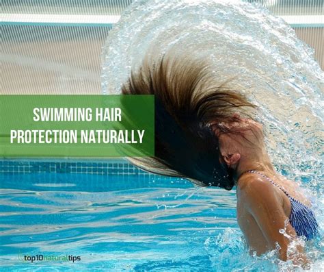 Protect Your Hair From Chlorine Naturally While Swimming Naturalhair Swimming Naturalbeauty