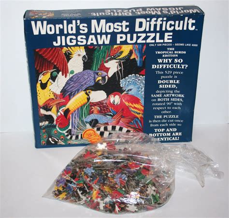 Vintage Worlds Most Difficult Jigsaw Puzzle Made By Memsartshop