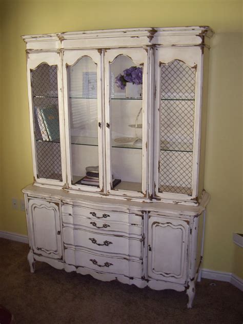 Explore lifeingrace's photos on flickr. A Brush of Whimsy: Tea-Stained White China Hutch