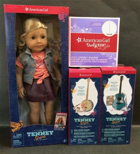 lot 18 american girl doll tenney grant wearing original outfit and comes in original box
