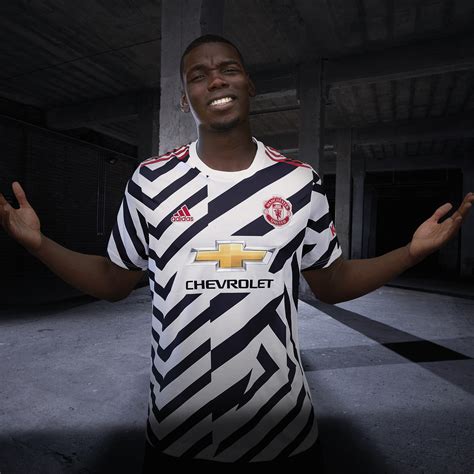 The primarily dark blue kit leans into manchester's cultural roots, drawing inspiration from its famous castlefield area and the iconic. Manchester United 2020-21 Adidas Third Kit | 20/21 Kits ...