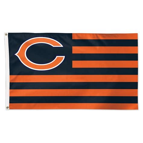 Chicago Bears Americana Stripes Flag Reddington Flags