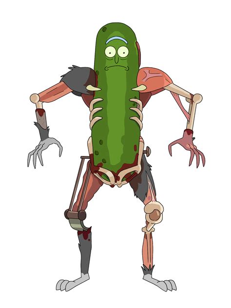 Cyborg Pickle Rick Rick Morty Enamel Pin Mx