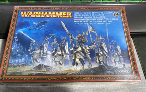 Games Workshop Warhammer High Elf Dragon Princes Metal Boxed Set In