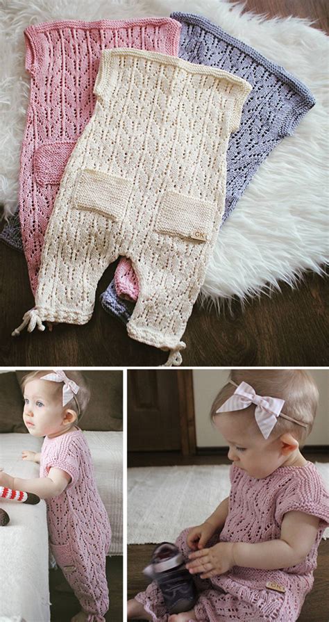 Amazing Knitting Aurora Baby Romper Free Pattern