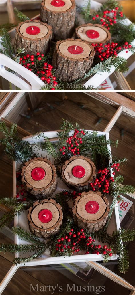 45 Cool Diy Rustic Christmas Decoration Ideas And Tutorials For