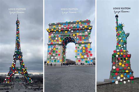 Louis Vuitton Unveils Kusamas Dots Inspired Ar Landmarks France News