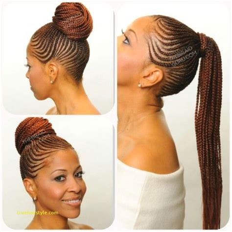 This hairstyle has a strong middle and parts down the center. Unique Braided Straight Up Hairstyles (With images) | Straight up hairstyles, Braided ponytail ...