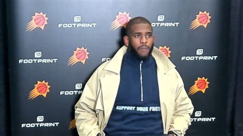 chris paul postgame the phoenix suns lost to the clippers youtube