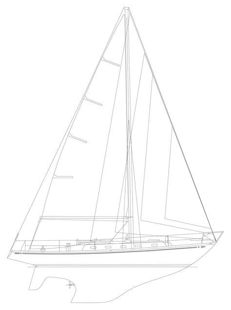 Sailboat Line Drawing At Getdrawings Free Download