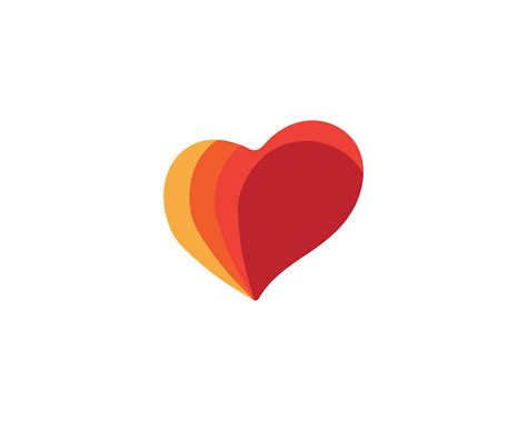 Love Heart Symbol Logo Templates Vector Art At Vecteezy