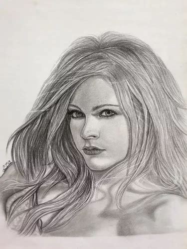 Dibujos Y Retratos A Lápiz Profesionales Avril Lavigne En Venta En