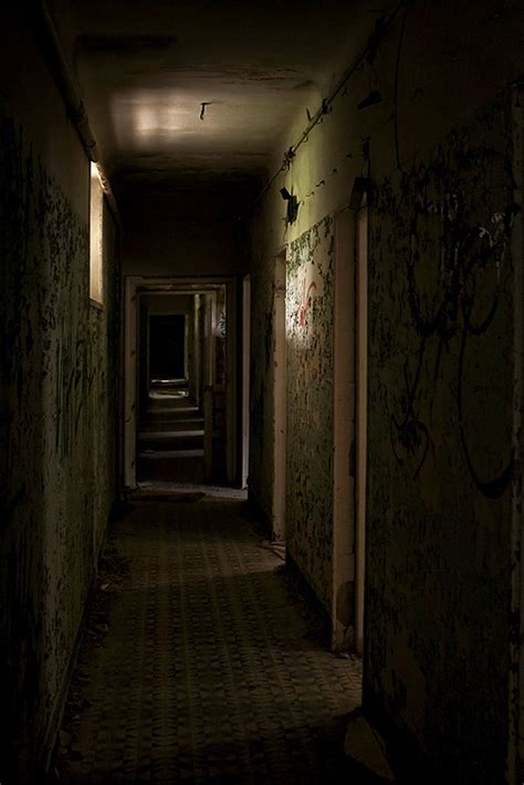 Dark Hallways Horror Dont Go Down There Dark Hallway Creepy