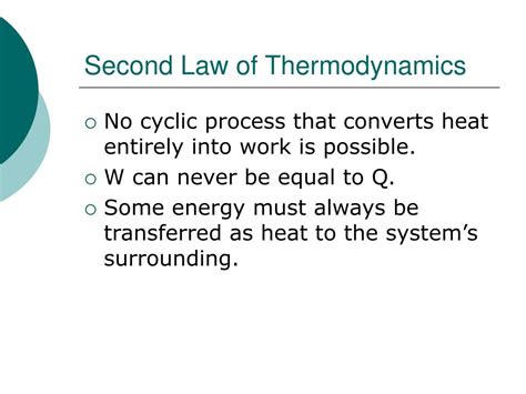 Ppt Second Law Of Thermodynamics Powerpoint Presentation Free