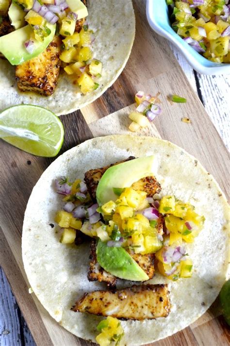 Check spelling or type a new query. Fish Tacos with Pineapple Salsa | Recipe | Tacos with ...